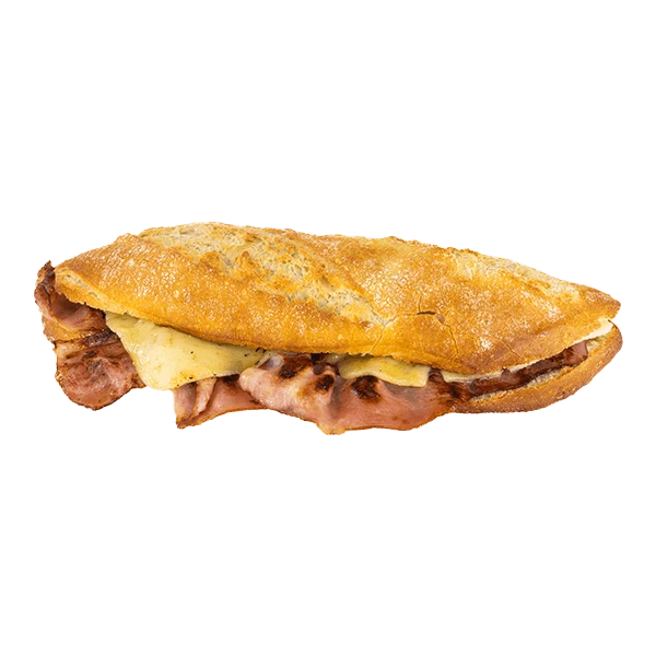 Bocadillo de bacon y queso
