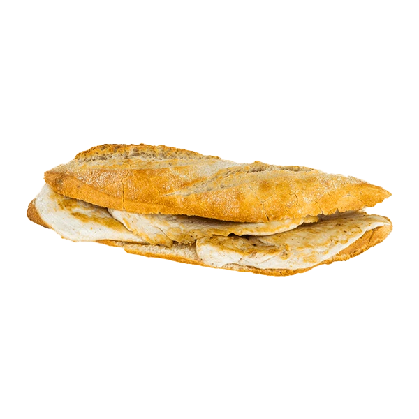 Bocadillo de pechuga de pollo